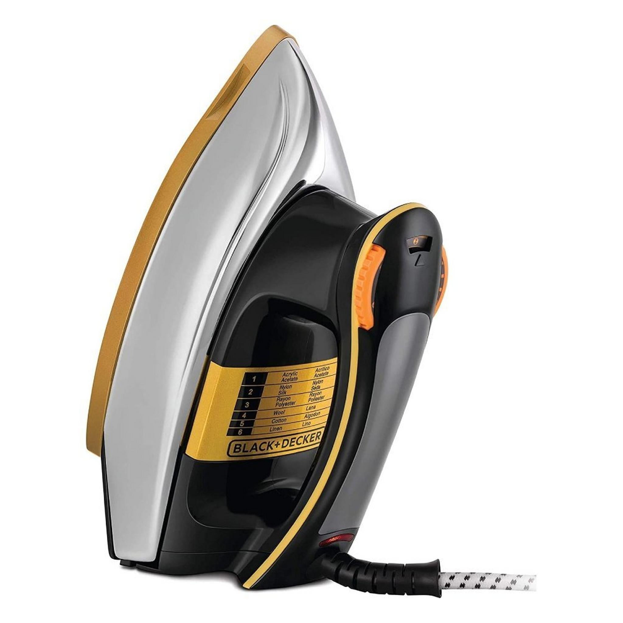 كواية جافة ثقيلة الوزن 1200 واط من Black & Decker | أسود / ذهبي كواية جافة ثقيلة الوزن 1200 واط من Black & Decker | أسود / ذهبي